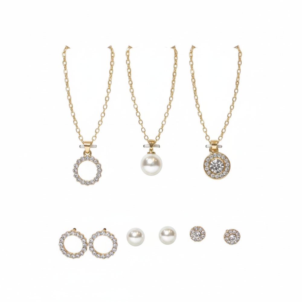 Adrienne Vittadini Set De Collares Y Zarcillos 3Und