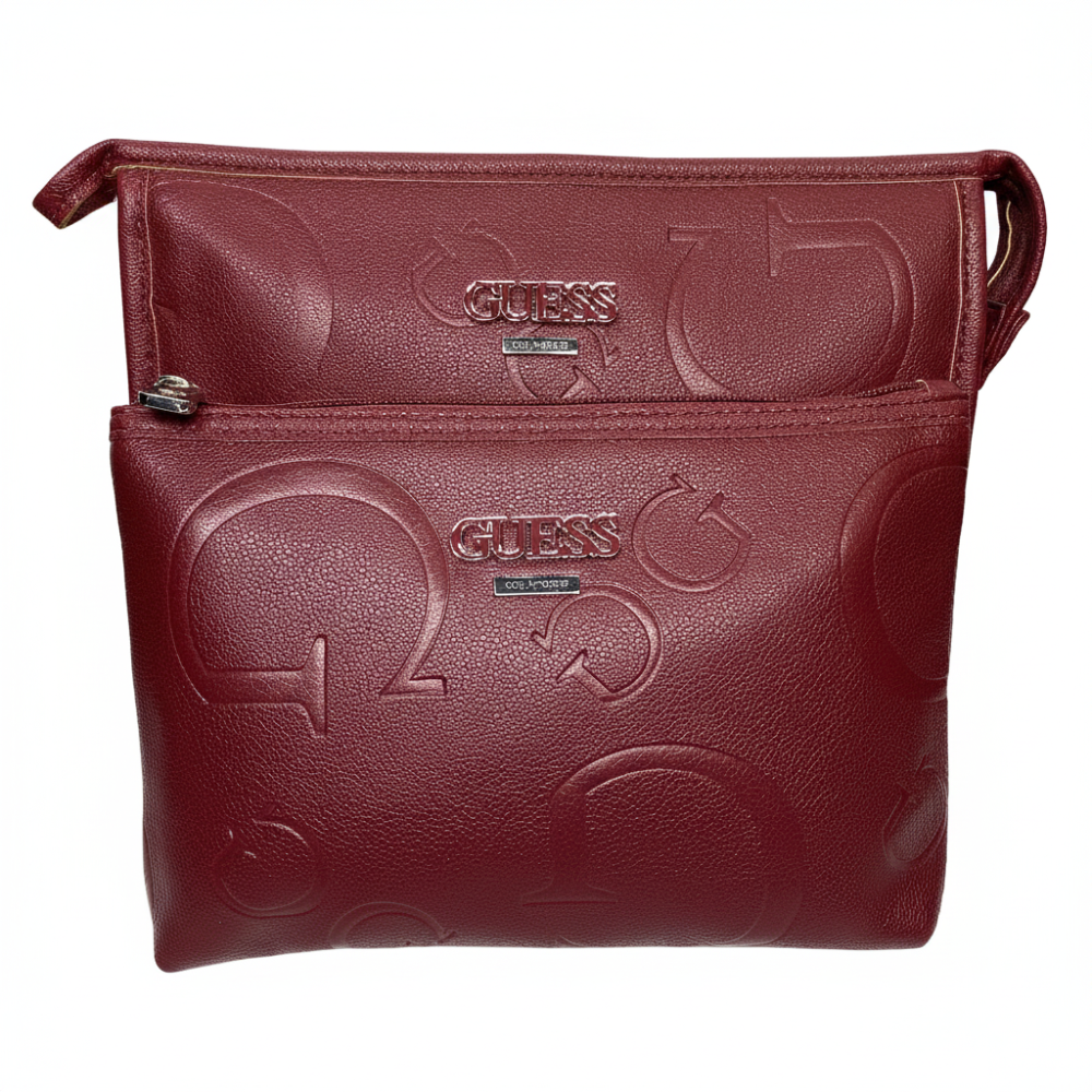 Guess Portacosmeticos Forber Travel Black Cherry