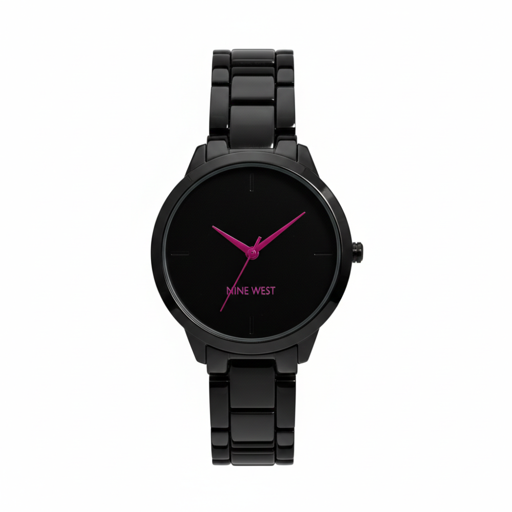 Nine West Reloj Para Damas Black