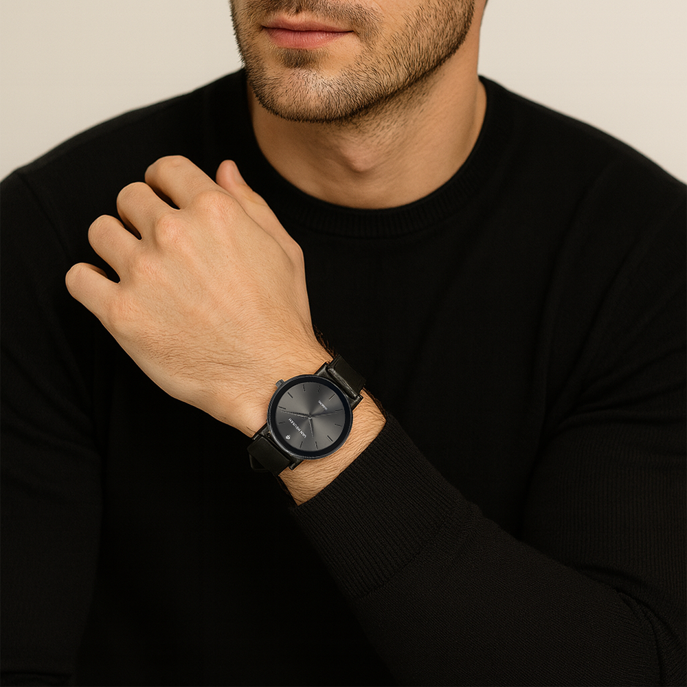 Van Heusen Reloj Genuine Black Diamond