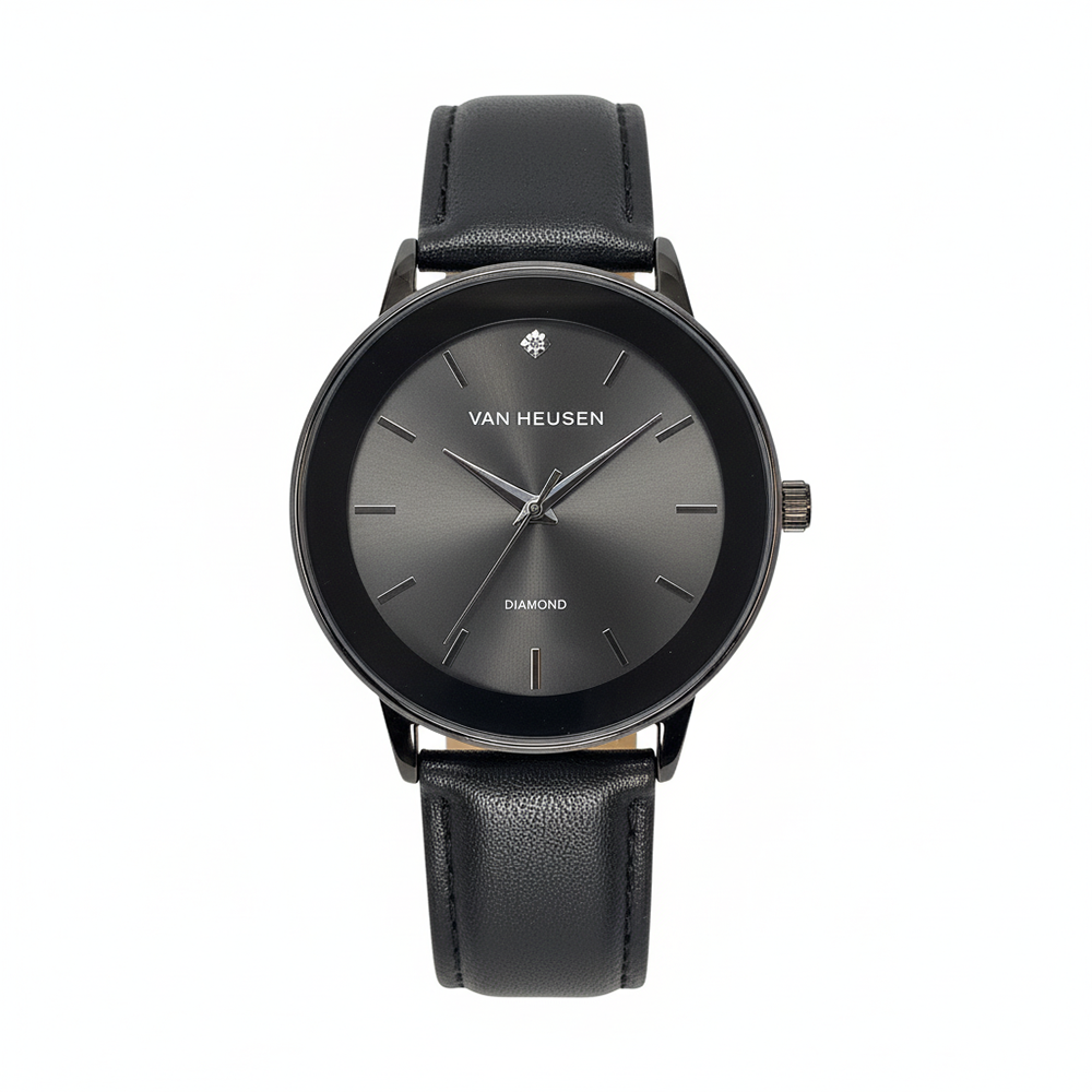 Van Heusen Reloj Genuine Black Diamond