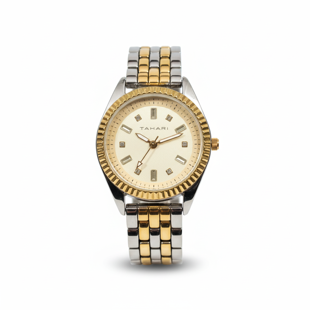 Tahari Reloj Para Damas Platinum