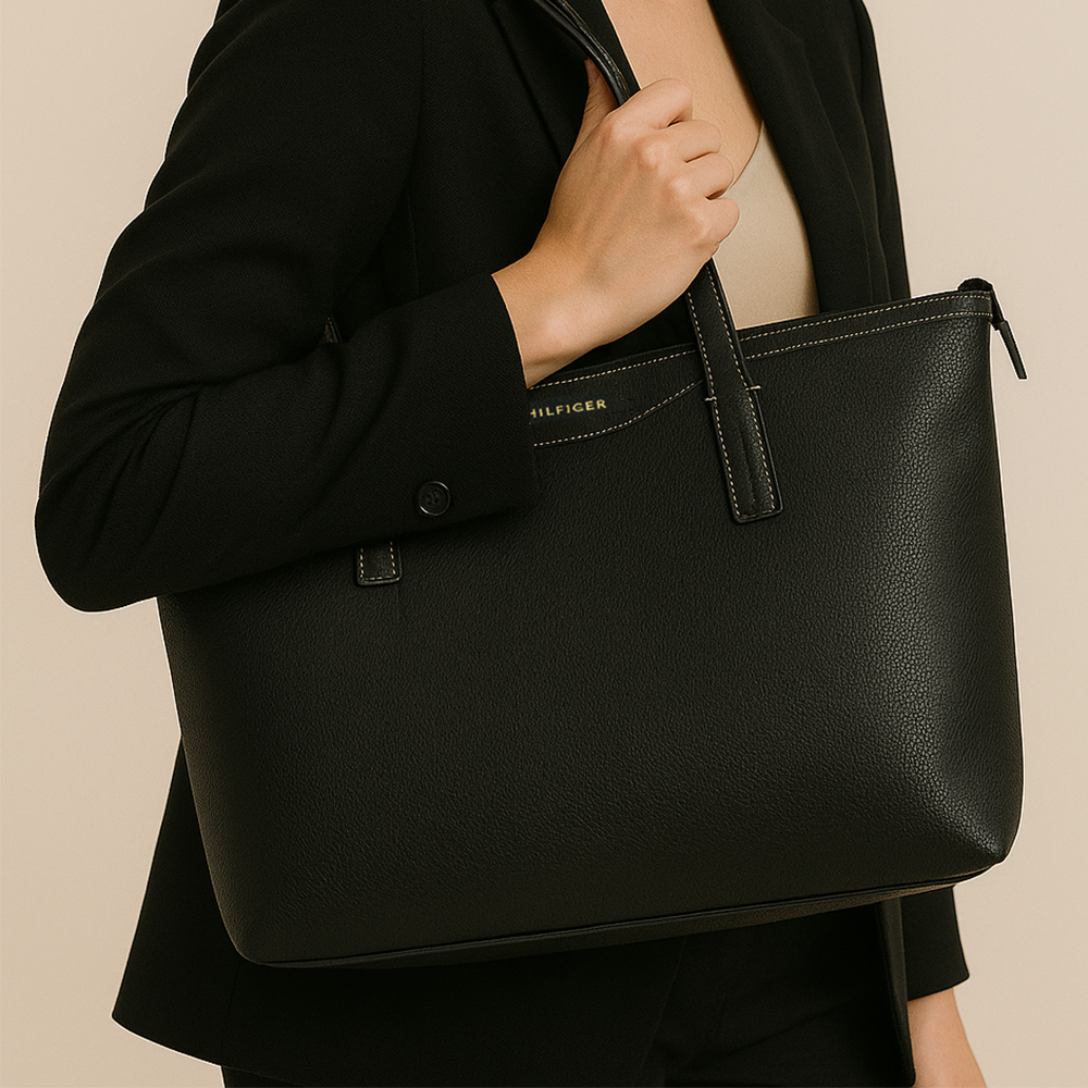 Tommy Hilfiger Cartera Tote Bag Black