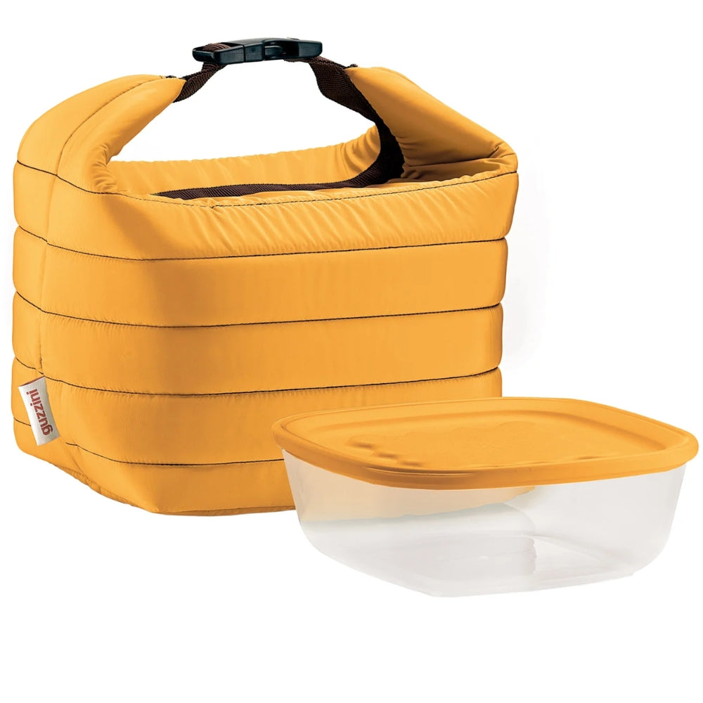 Guzzini Bolsa Térmica Con Recipiente Hermético Pequeña Color Ocre