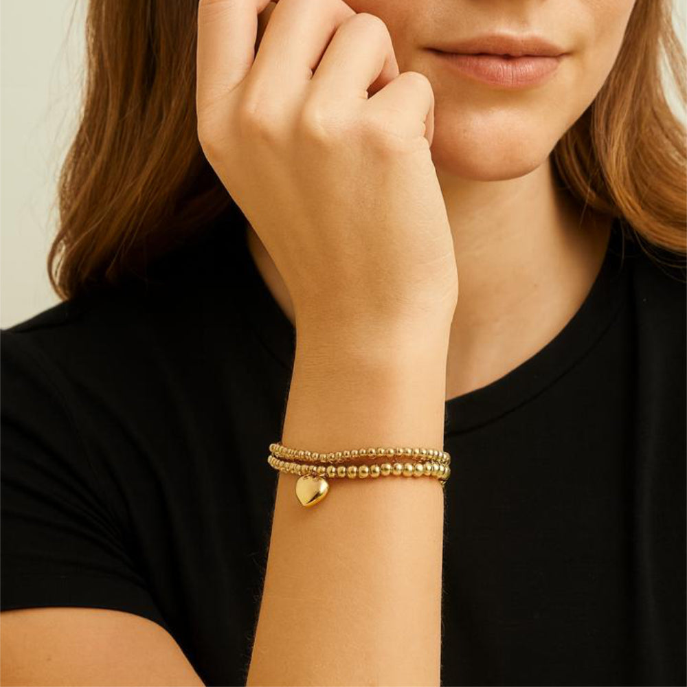 Nine West Set De Pulseras Heart