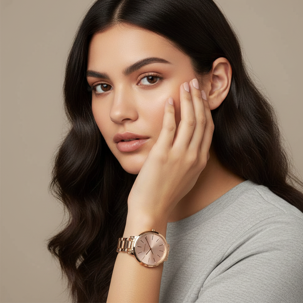 Nine West Reloj Para Damas Golden Rose