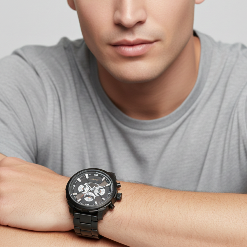 Ed Hardy Reloj para Caballeros Black