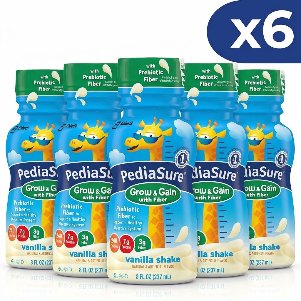Pediasure Vainilla 6 Und Grow and Gain Shake 237ml c/u