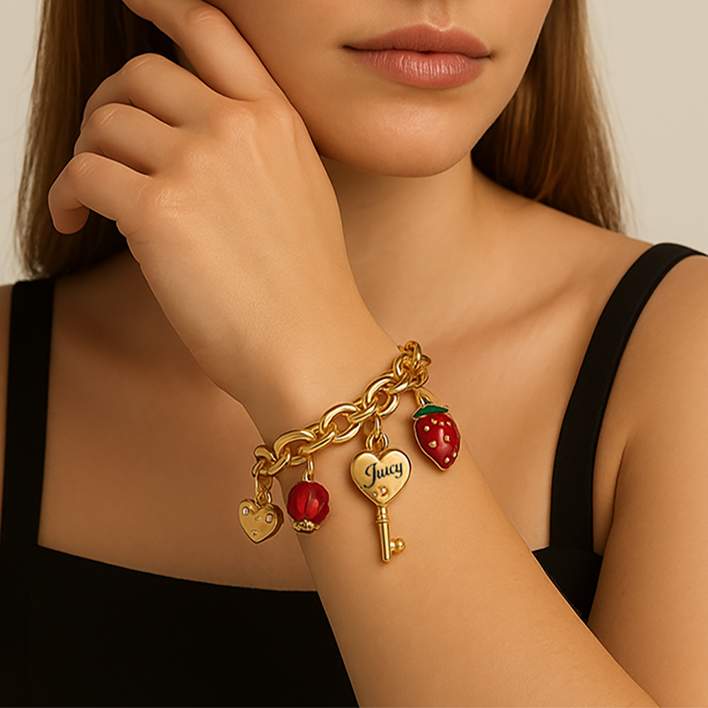 Juicy Couture Pulsera Con Dijes