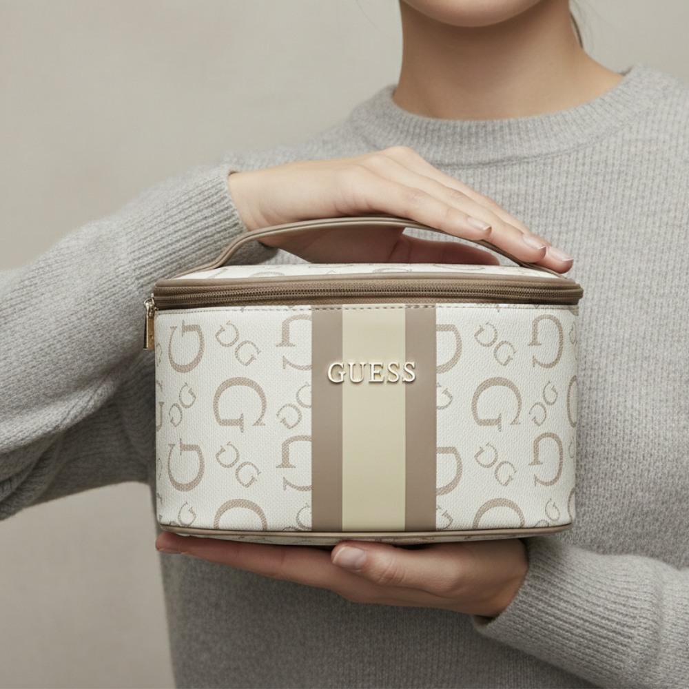 Guess Portacosmeticos Brecken Travel Rose