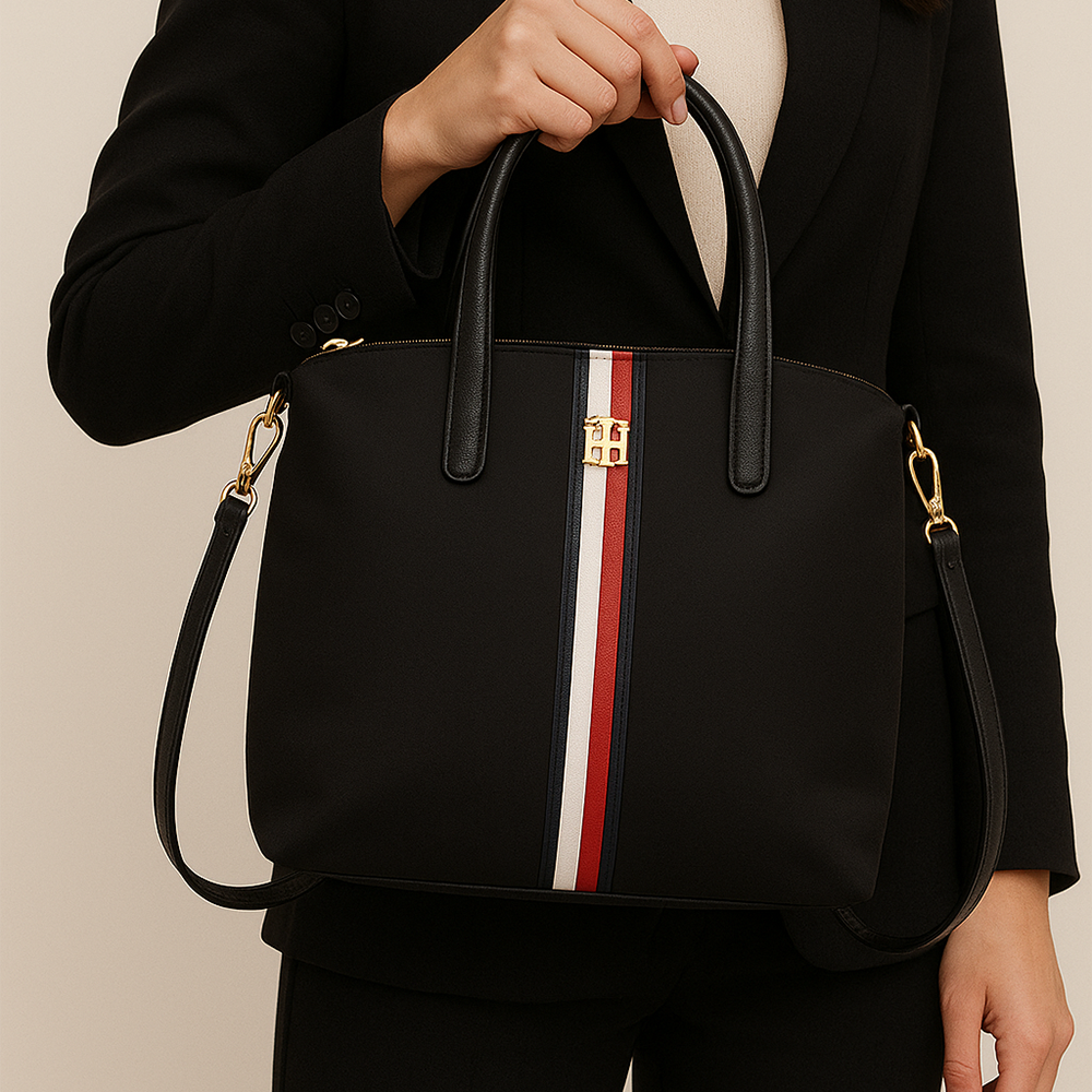 Tommy Hilfiger Cartera Tote Bag Black