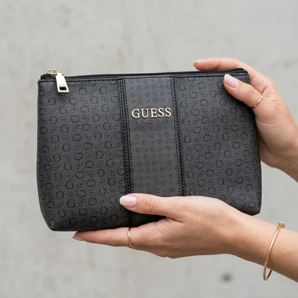 Guess Portacosmeticos Suma Travel Coal