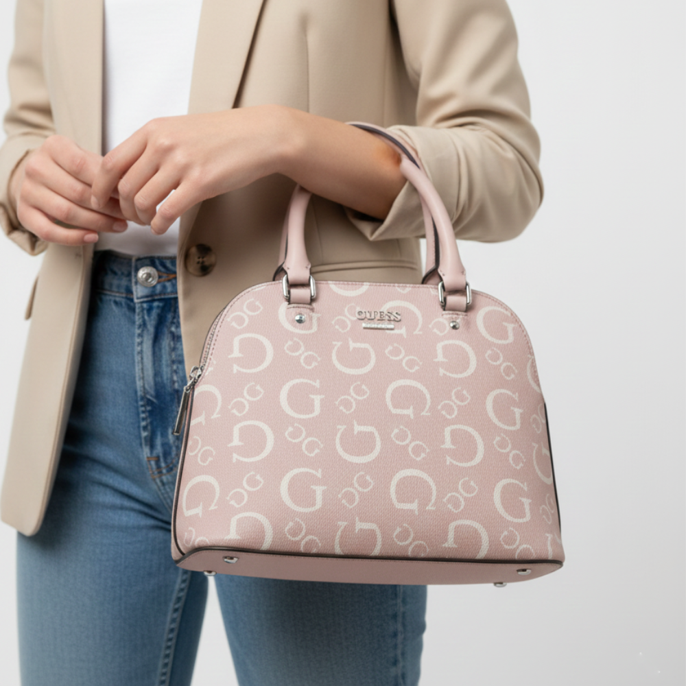 Guess Cartera Handbag Mini Lyron Powder