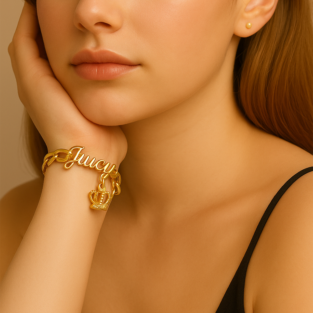 Juicy Couture Set De Pulsera y Zarcillos