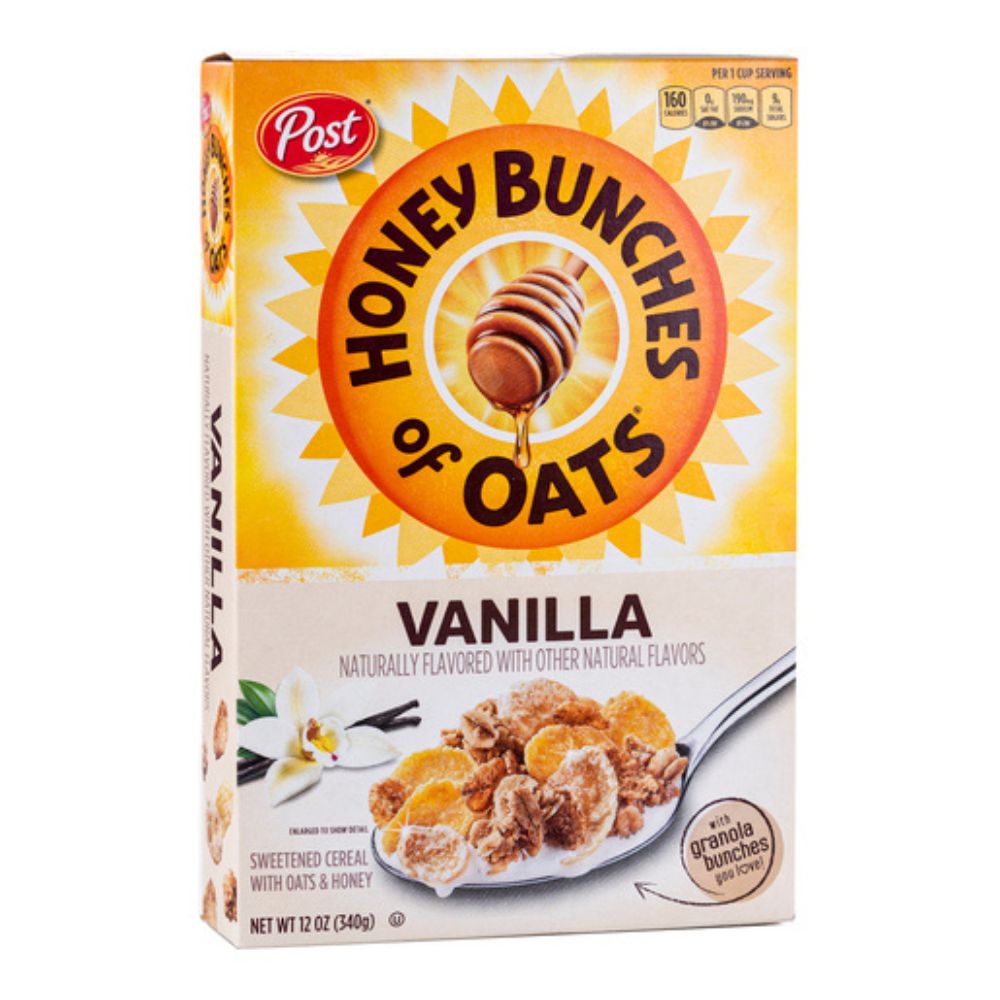 Honey Bunches of Oats Cereal Vainilla Post 340gr