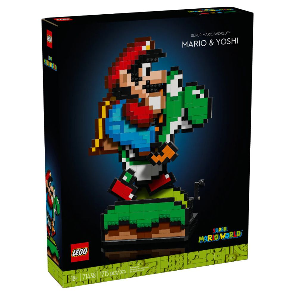 Lego Super Mario World Mario & Yoshi 1215 pzs 18+
