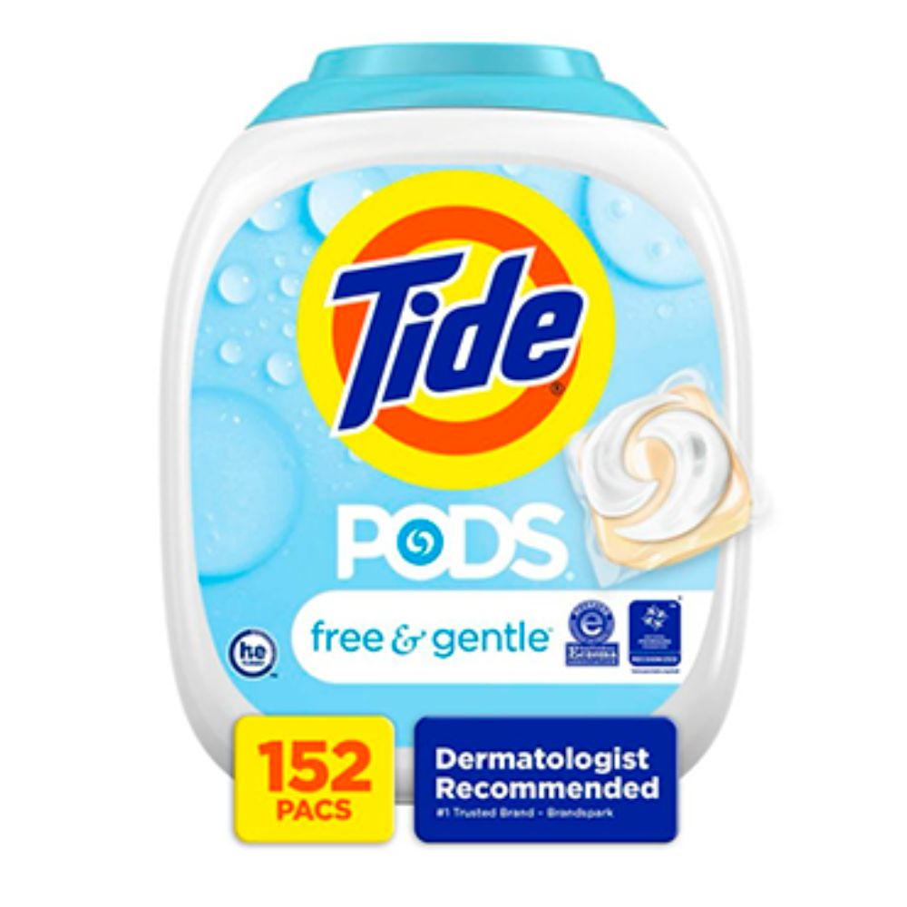 Tide Pods 152 Unidades Free & Gentle Detergente