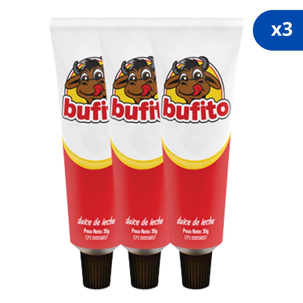 Bufito Dulce de Leche Tripack 35gr 3und