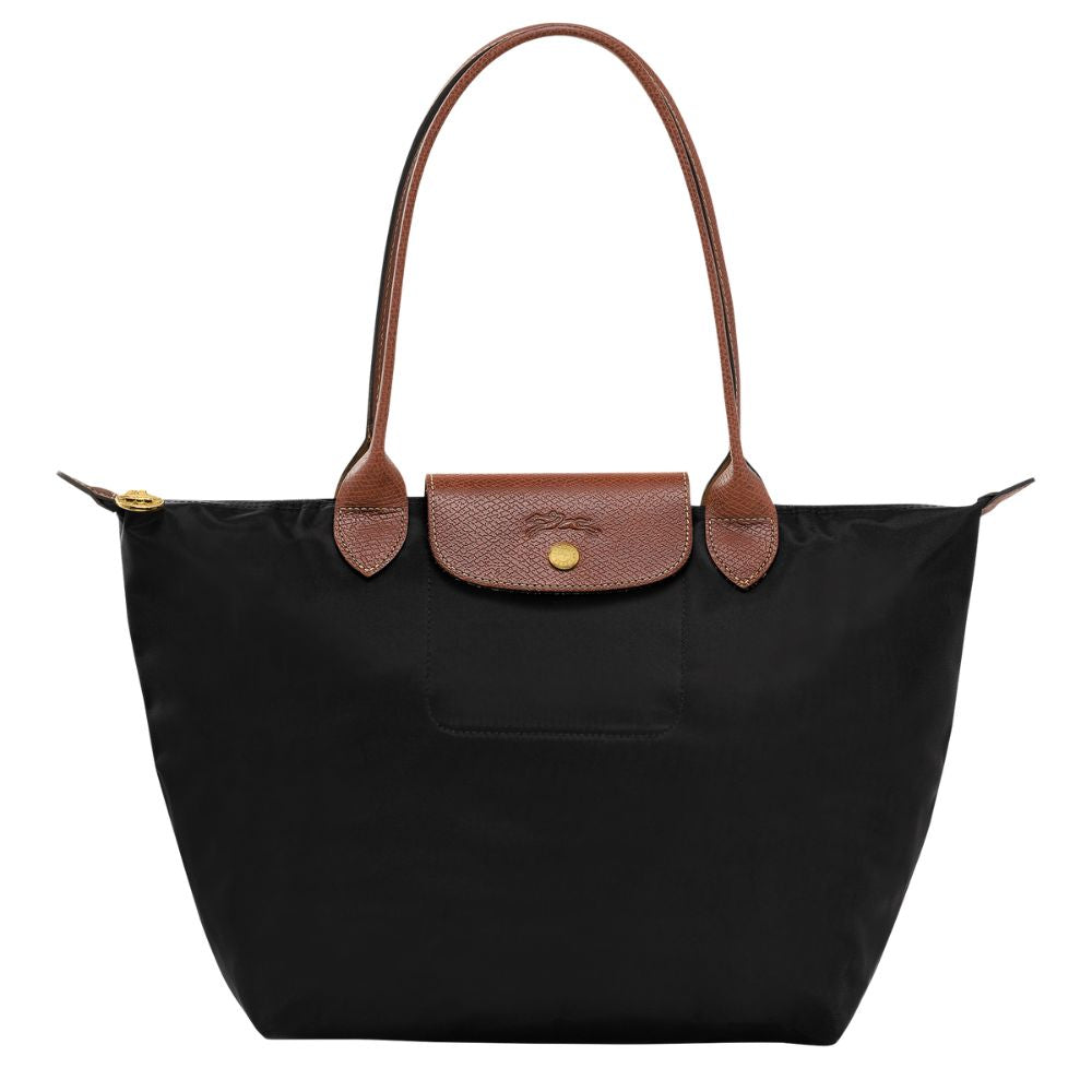 Longchamp Cartera Le Pliage Shoulder Bag Medium Color Black
