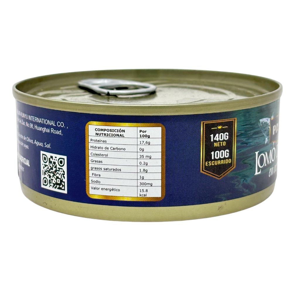 Pafia Lomo de Atun en Aceite de Oliva 140gr