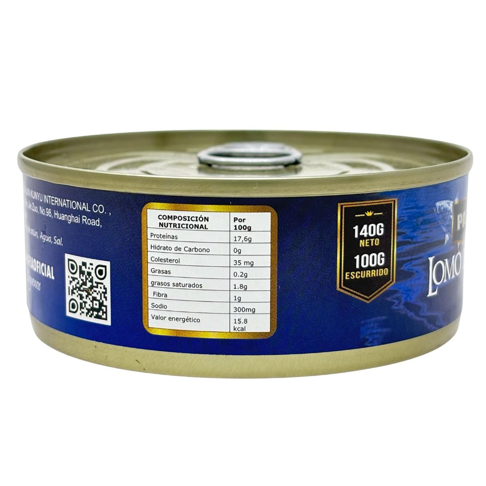 Pafia Lomo de Atun en Agua 140gr