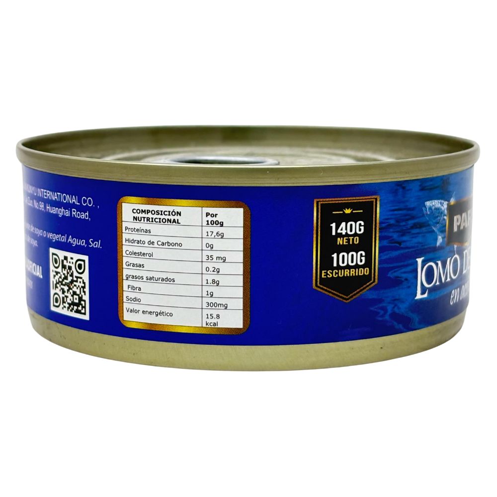 Pafia Lomo de Atun en Aceite 140gr