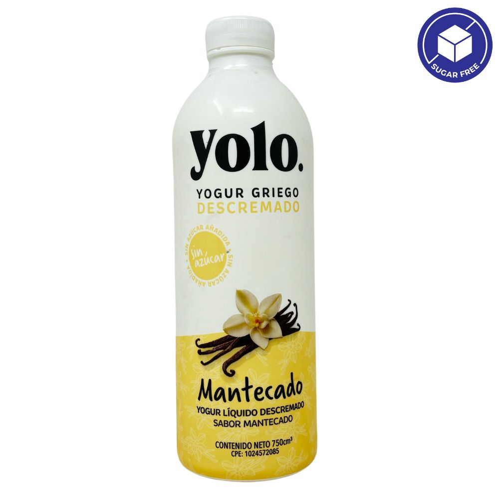 Yolo Yogurt Griego Liquido Descremado Mantecado 750ml