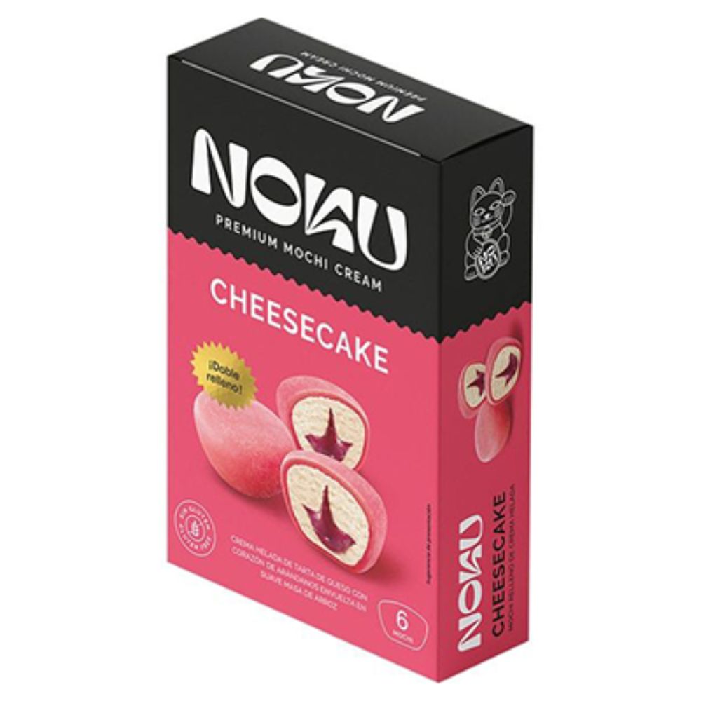Noku Helado Premium Mochi Cream Cheese Cake x 6