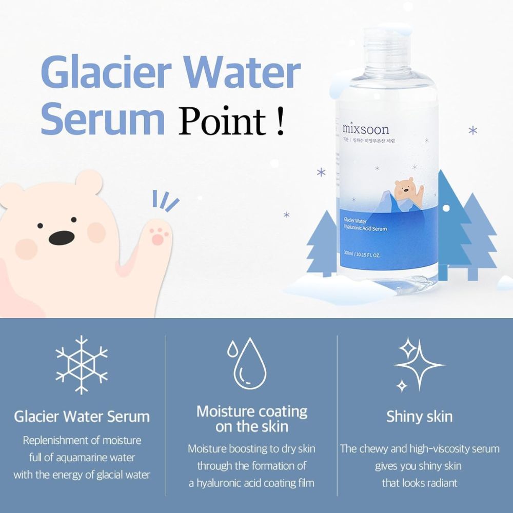 Mixsoon Glacier Water Hyaluronic Acid Serum 100ml
