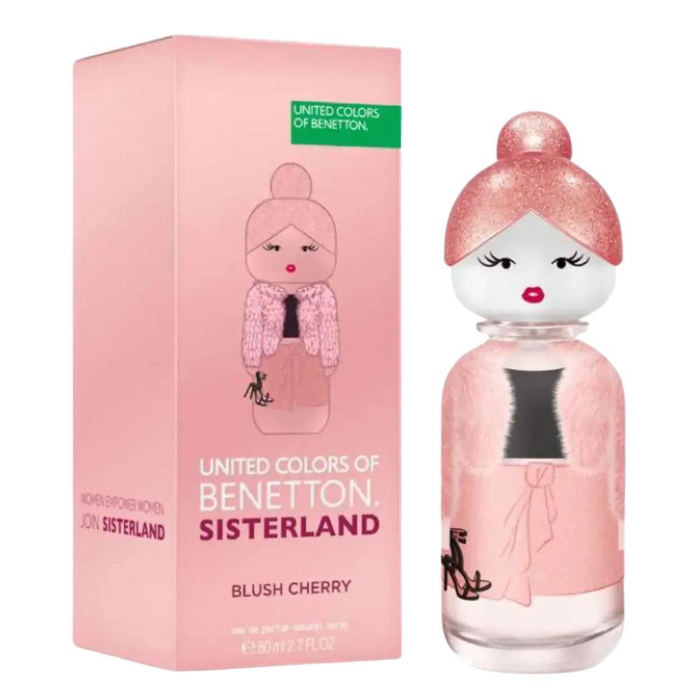 Benetton Sisterland Blush Cherry Eau de Parfum Natural Spray For Woman 80ml