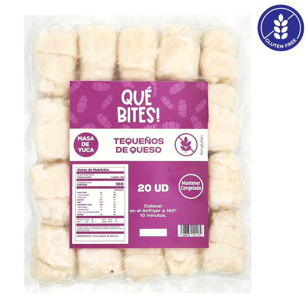 Que Bites Tequeños de Queso de Bufala 20 Und