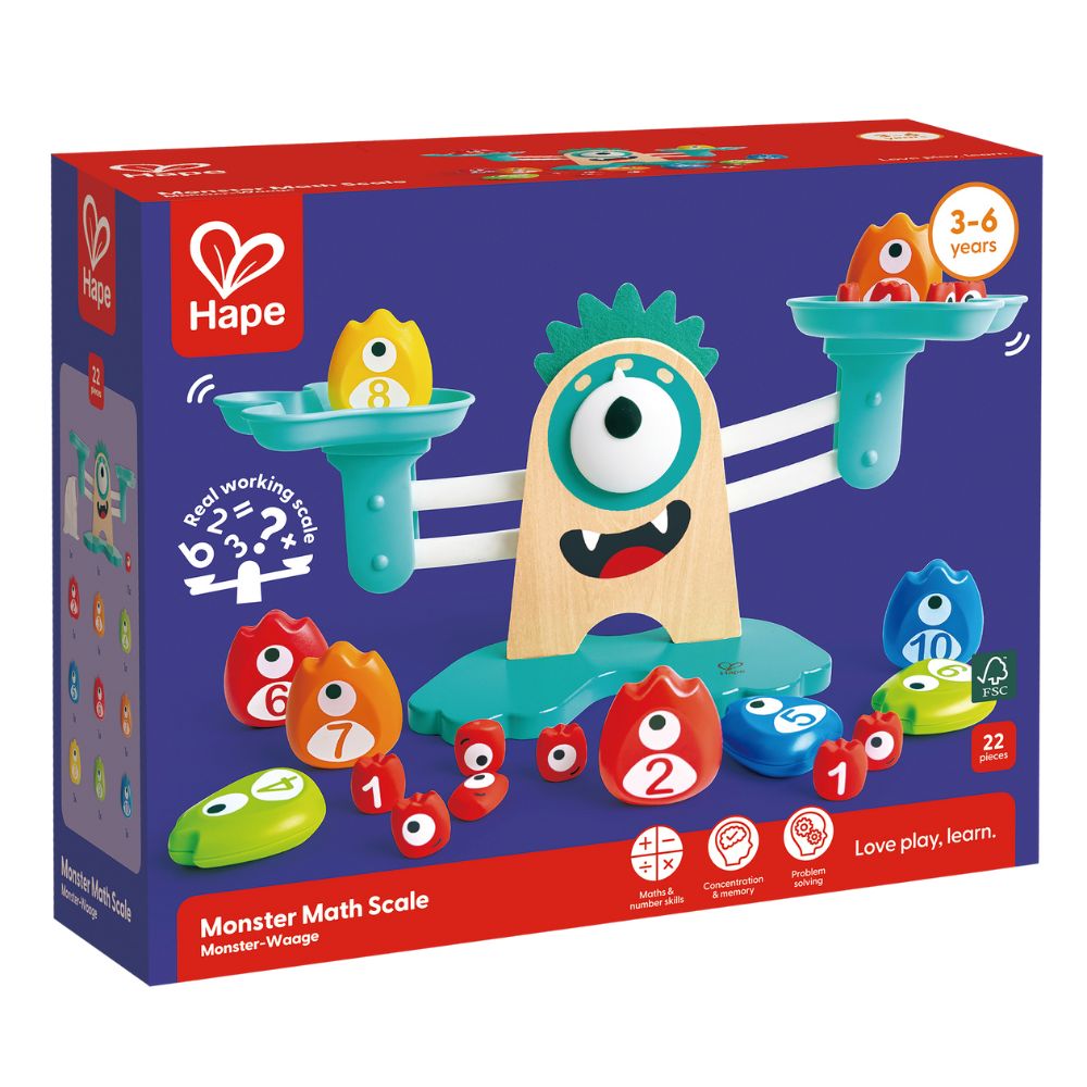 Hape Monster Math Scale 3-6 years