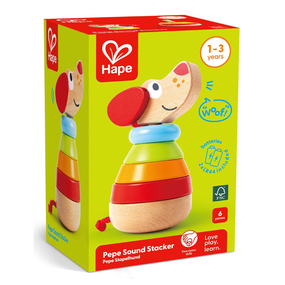 Hape Pepe Sound Stacker 1-3 Years
