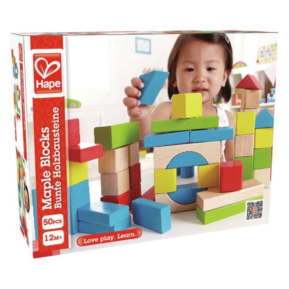 Hape Maple Blocks 50 Pzas 12m+