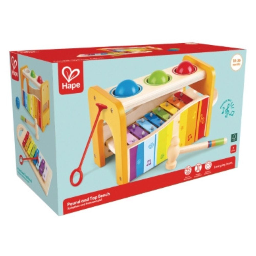 Hape Pound And Tap Bench 10-36m