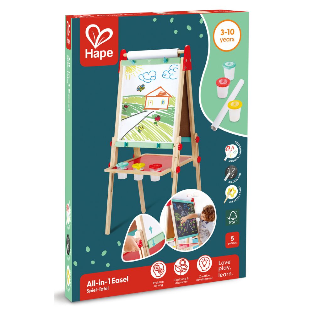 Hape All in 1 Easel 5 Pzas 3-10 Years