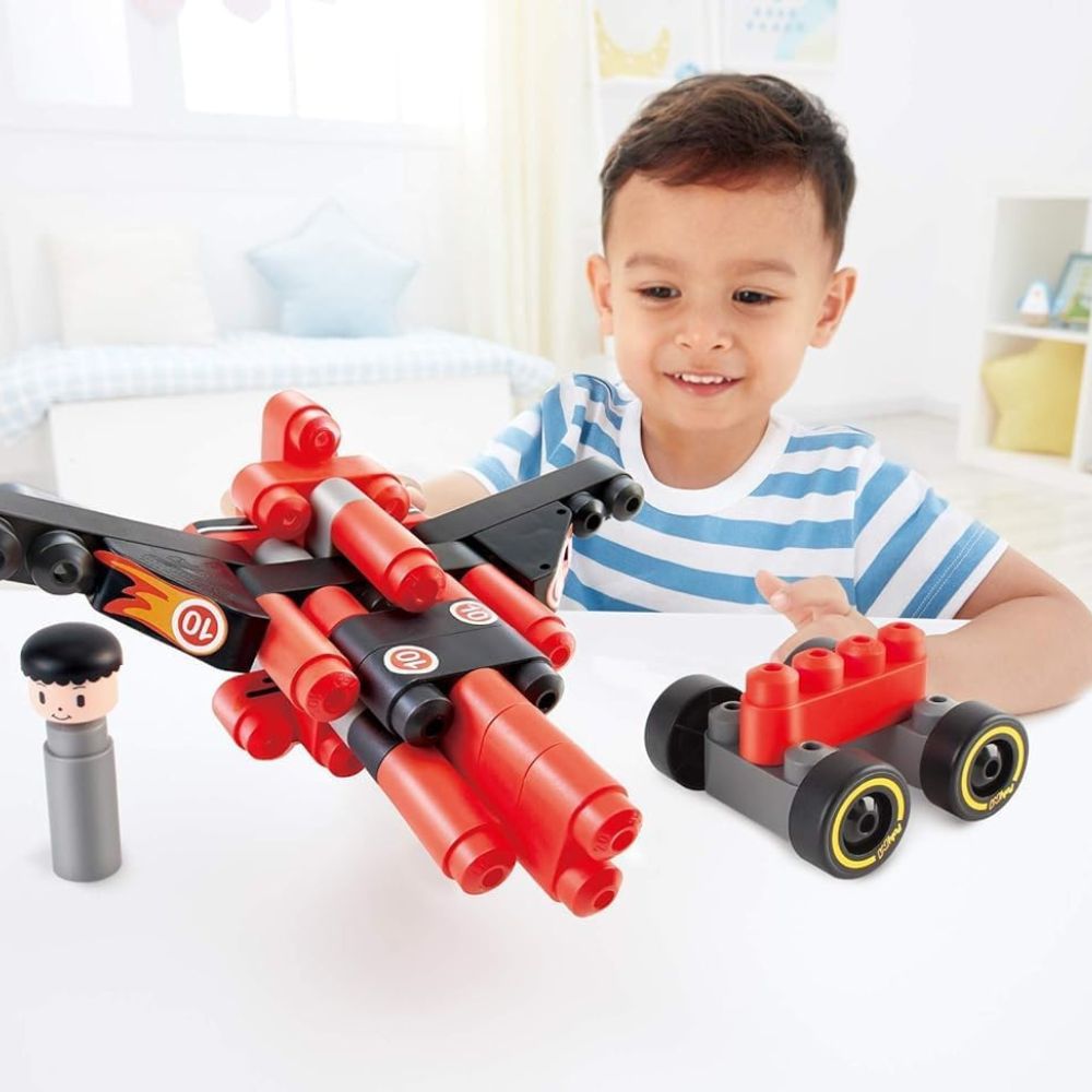 PolyM Racing Car 31 Pzas 2-6 Years