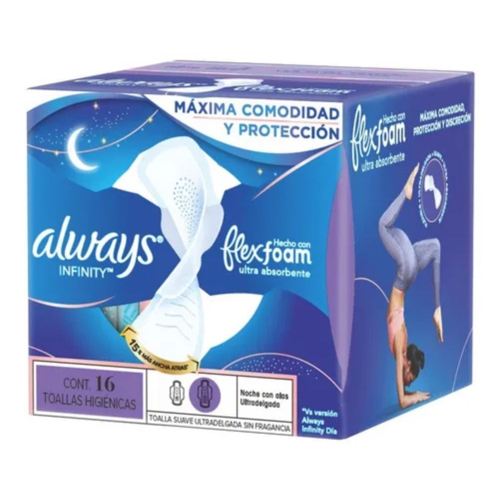 Always Infinity Flex Foam Nocturna 16 Und