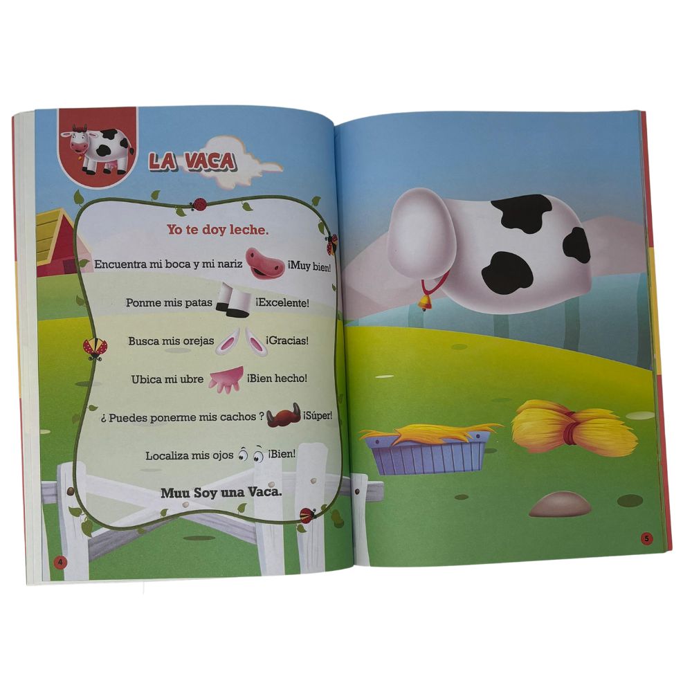 Libro De Arte Creando Animales Divertidos La Granja Libro De Stickers 3+