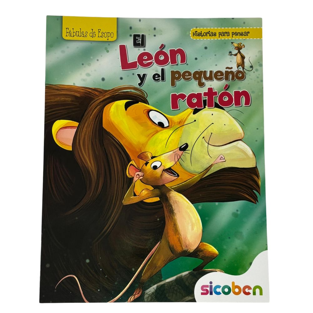 Sicoben El Leon y el Pequeño Raton Fabulas de Esopo