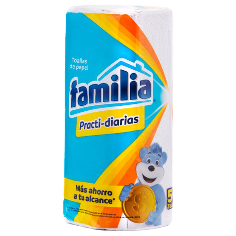 Familia Toallin Practidiarias 50 Hojas