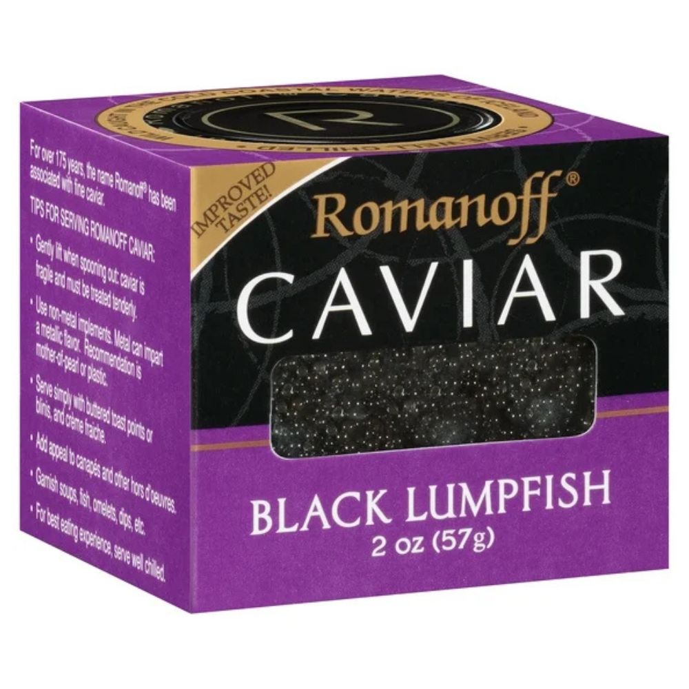 Romanoff Caviar Black Lumpfish 57 gr