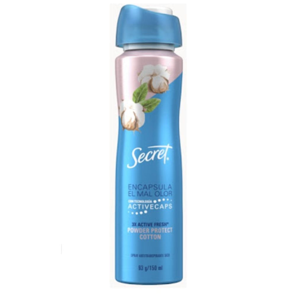 Secret Desodorante Spray Powder Protect Cotton Women 150ml