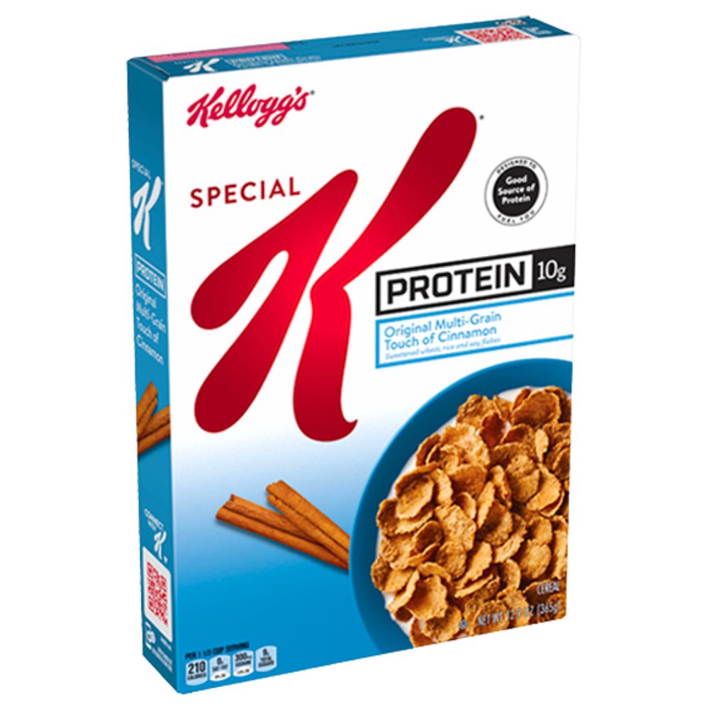 Cereal Kelloggs Special K protein Original Multigrain Touch Of Cinnamon 365gr
