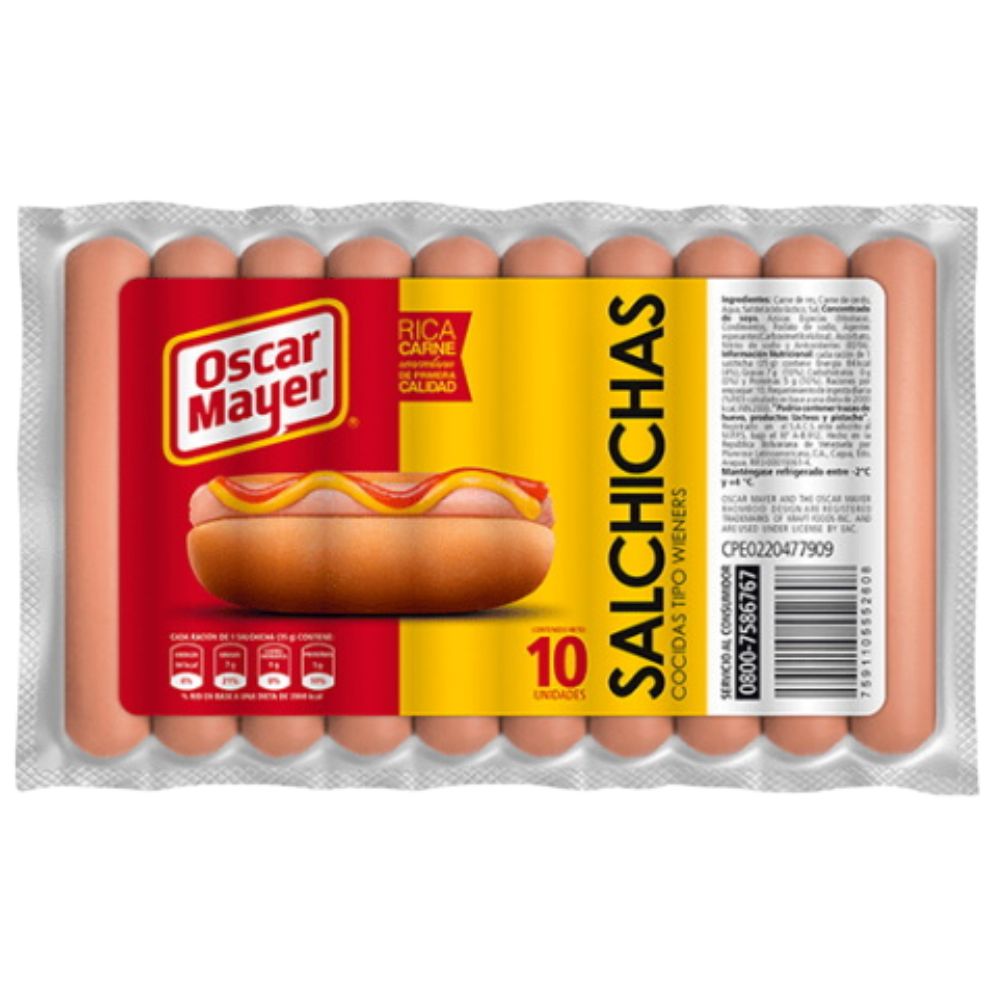 Salchichas Oscar Mayer Salchiqueso 350gr