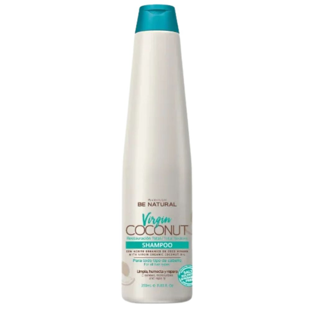 Be Natural Virgin Coconut Shampoo Restauracion Total 350ml