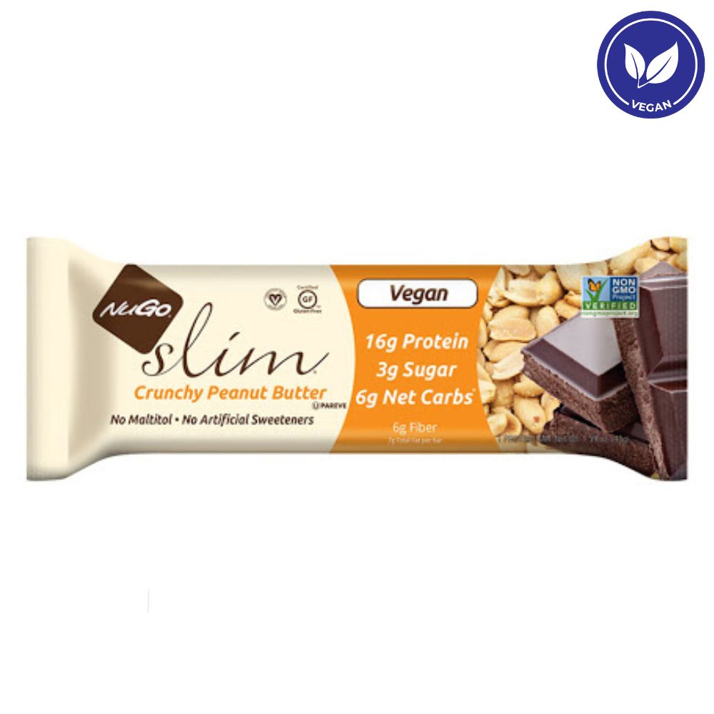 NuGo Barra De Proteina Crema De Mani 45gr