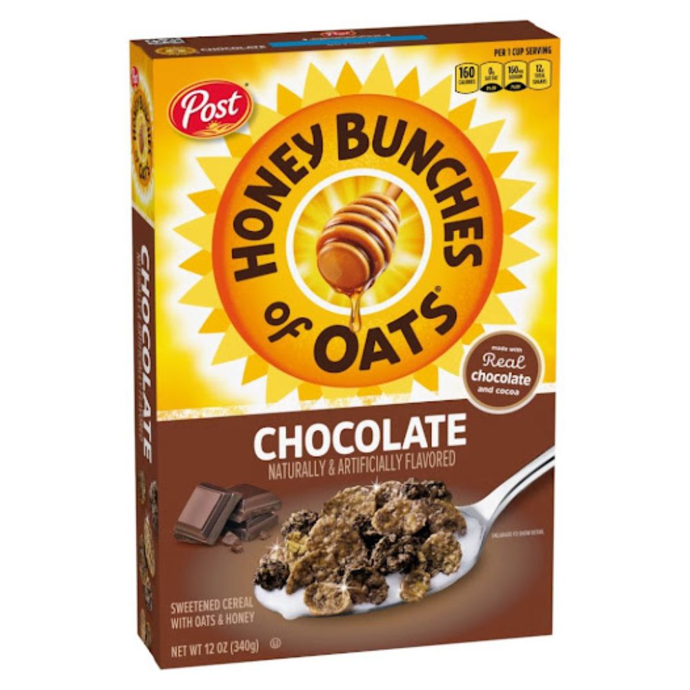 Honey Bunches Cereal Post Of Oats Chocolate 340gr