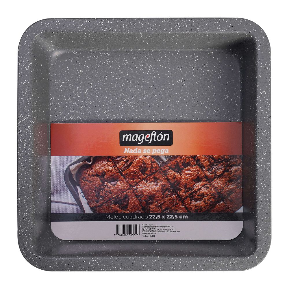 Mageflon Molde Cuadrado 22.5 x 22.5cm