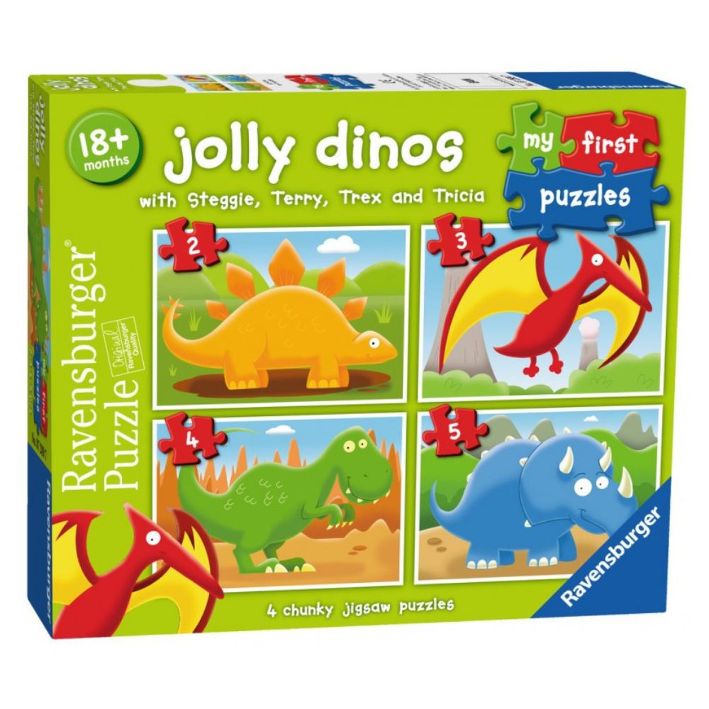 Ravensburger Rompecabezas Jolly Dinos My First Puzzles 18m+